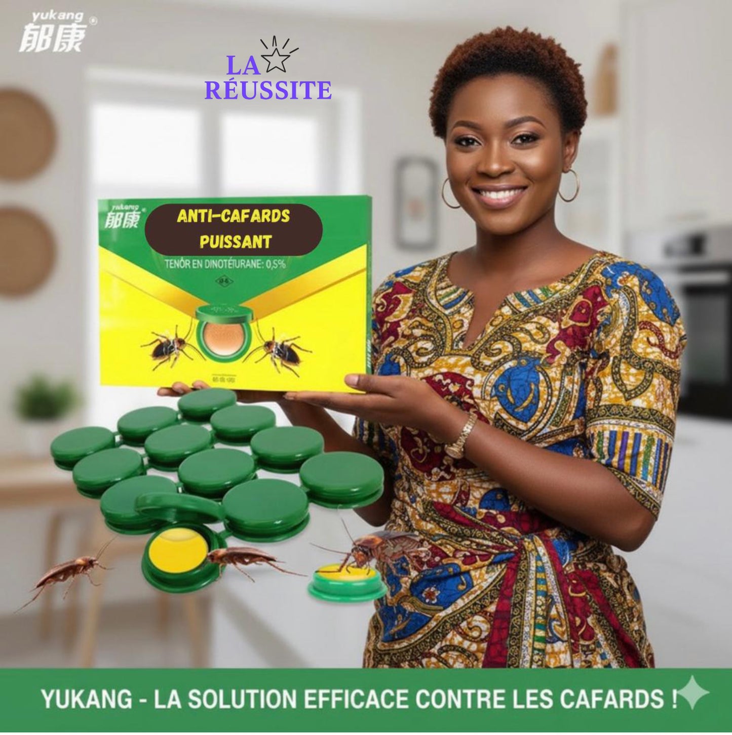 🪳 Appât Anti-Cafards Puissant 1 Payé = 1 Offert Gratuitement